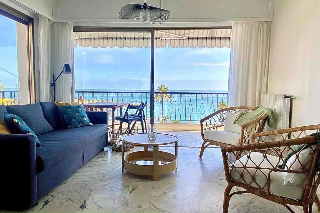 Le Garavan-Vue Mer-Plage-Clim-Terrasse Ментона Экстерьер фото